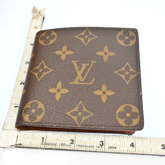 Authentic LOUIS VUITTON Monogram Marco Leather Wallet bsj238-121125 - Picture 4 of 16